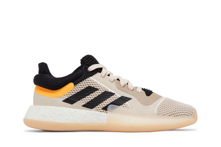 Men's Sneakers adidas Marquee Boost Low Linen Linen/Core Black/Flash Orange
