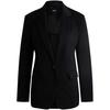 Womens/Ladies Jersey Relaxed Fit Blazer