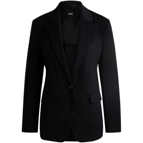 BOSS Womens/Ladies Jersey Relaxed Fit Blazer