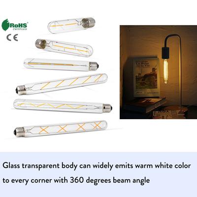 Vintage Retro T30 E27 LED COB Filament Light Bulb 2W 3W 4W 5W 6W 7W 8W Warm White Lamp 220V For Home Bar Decoration Lighting