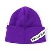 BLACKBLOND BBD Side Patch Long Beanie (Purple)
