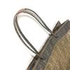 Fendi Torba Siatkowa Torba Plażowa Vintage Zucca Torba Tote z Puzderkiem Torba na Ramię Brązowa