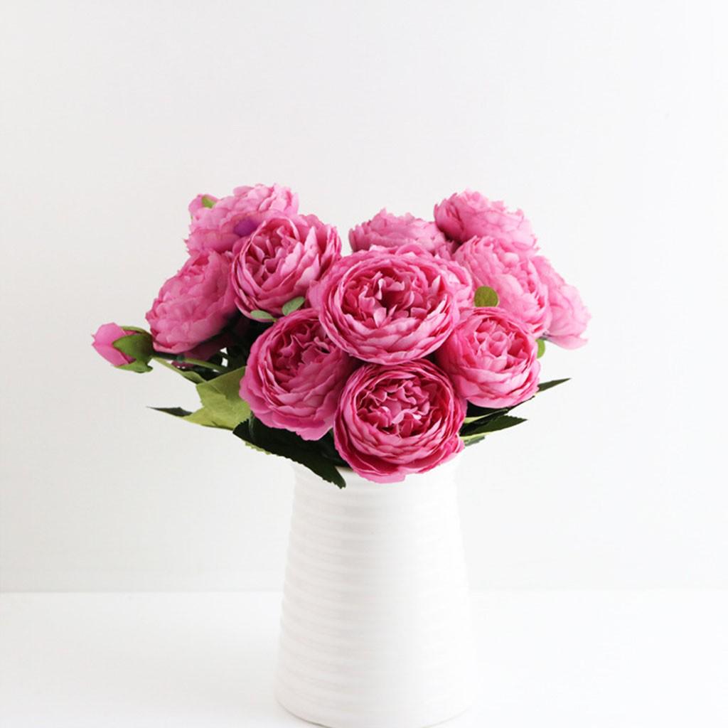 Korean Style Small Bunch Of Roses Artificial Fower Fake Flowers Home Wedding