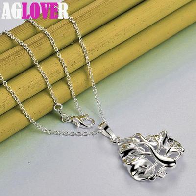 Bijuterii colier copac din argint 925