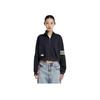 Adidas Originals Neuclassics Color Block Track Top, Women Loose Fit Sports Casual Outerwear Jacket Black IU2505
