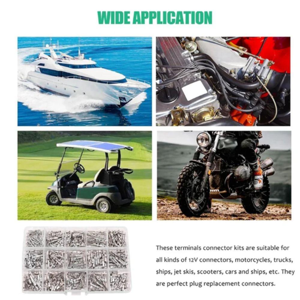 290PCS Wire Terminal Pins 21Type Electric Connector Pin Pin Terminal Crimp Pins Crimping Pins