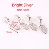 50PCS Tibetan Style Alloy Glue on Flat Pad Bails Water drops Rectangle Shape Pendants Charms Connector Hanger for Jewelry Making