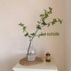 Horse Chestnut Hanging Bell Artificial Plant - Transparent Floral Arrangement for Living Room or Dining Table Decor