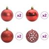Christmas Ornament Set with 150 LEDs 61 pcs Multicolor Plastic