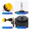 Electric Drill Brush Set: Four-Piece Multi-functional Cleaning and Polishing Tool with Round Disc Brush for North America.