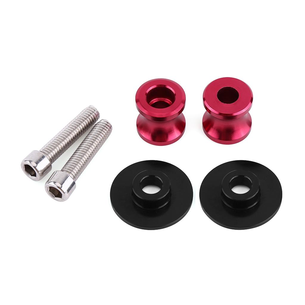 2PCS 6 8 10mm Motorcycle CNC Rear Stand Swing Arm Spool Sliders Stand Swingarm Bobbins