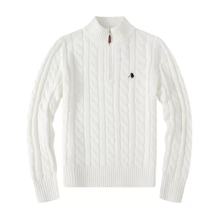 LUXEON Classic High Zip Knitted Sweater