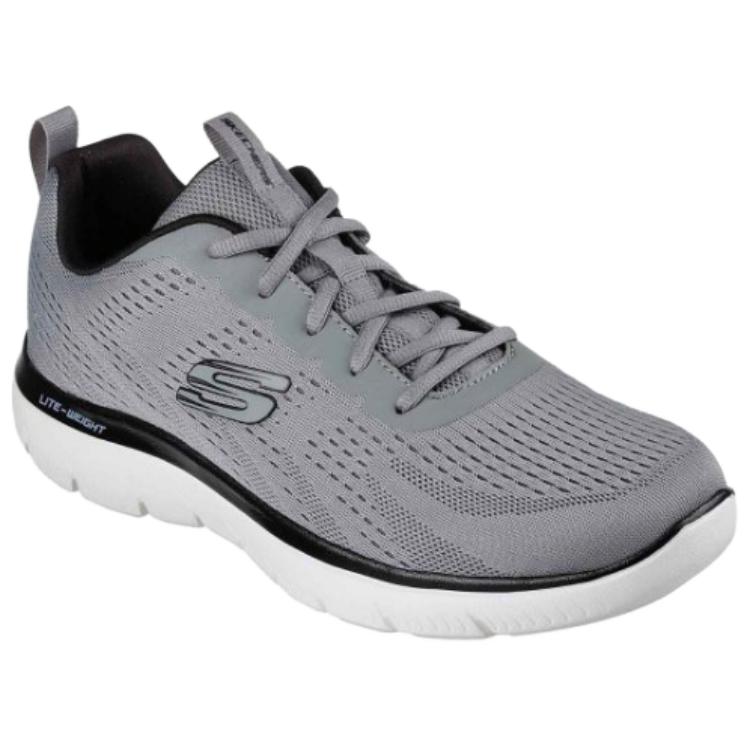 Skechers Summits Comfortabele Veelzijdige Schokabsorberende Duurzame Ademende Lage Hardloopschoenen Heren sneakers Grijs 232395-GYBK