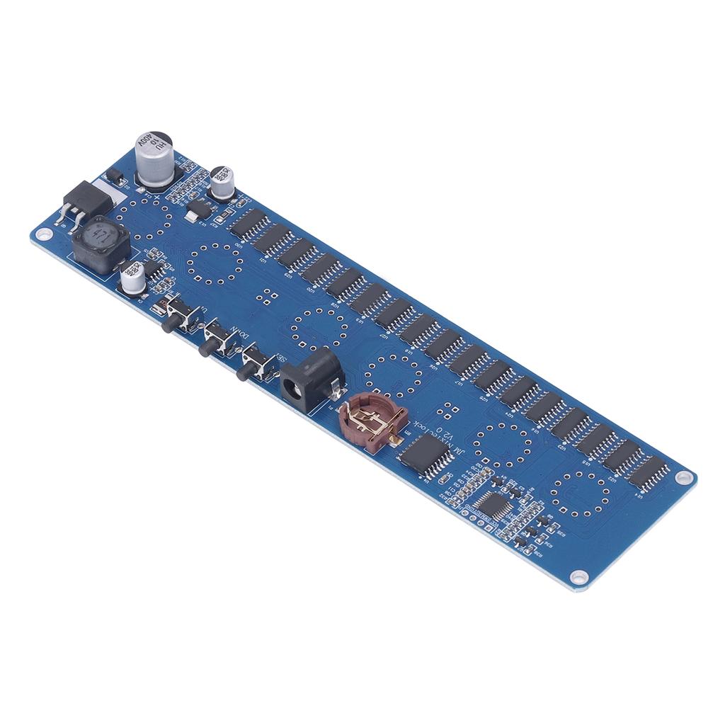 Nixie Tube Clock DIY Kit Multicolor Display 12 24 Hour Display IN14 Glowing Tube Clock Kit de asamblare