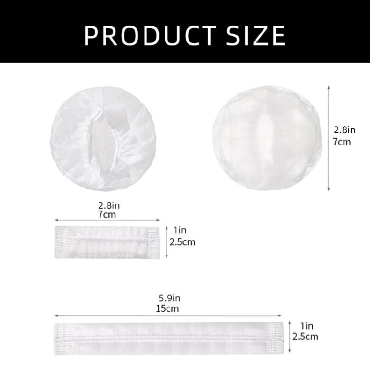 80Pcs Suitcase Wheel Protectors Nonwoven Fabric Covers for Smooth Travel Experience Luggage Wheel Elastic Covers Set