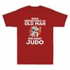 Never Underestimate An Old Unisex Who Knows Judo Blood Moon Vintage Unisexs Tshirt