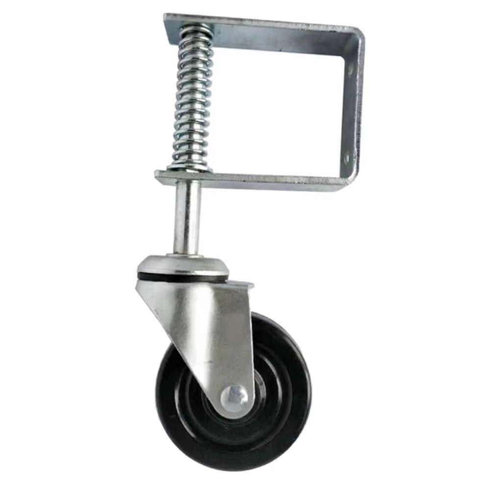 Robuste federbelastete Lenkrolle Gummifeder-Dämpfungsrad Tür-Tor-Rad für Möbel