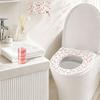 Portable Disposable Toilet Cover Heart Shaped Seat Protector Toilet Cover Sticker  Hotel Bathroom