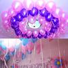 Gudri 1 rullīti ar līmes punktu folijas baloni, foto DIY kāzu dzimšanas dienas ballītes dekors