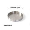 Stainless Steel Round Tray Serving Plate With Brushed Finish For Hotel And Home Use