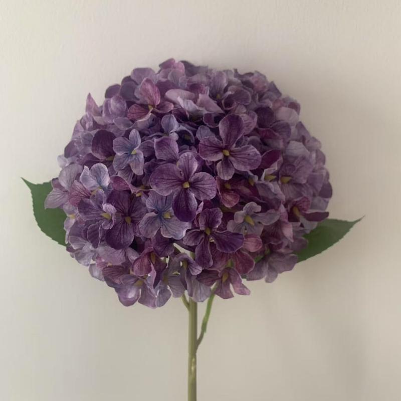 Lifelike Artificial Hydrangea Flowers 66cm Large Flowers Artificial Fake Hydrangeas for Home Decor Floral Arrangements Wedding Bouquets Centerpieces