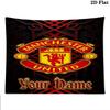 Manchester United F Custom Name Wall Tapestry Aesthetic Wall Hanging Printed Fabric Blanket Decorative Tapestries for Bedroom Living Room Home Decor