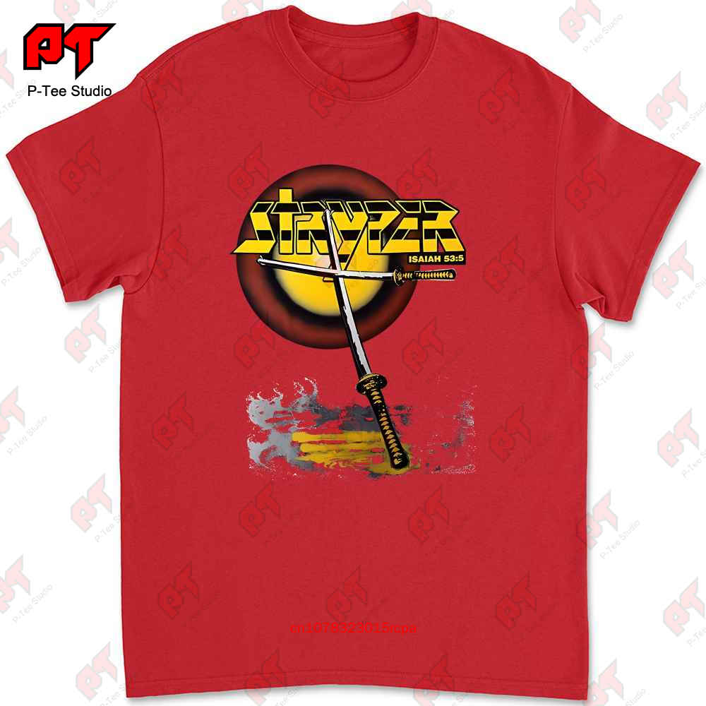 

Vintage 1986 Stryper Soldiers Under ComUnisexd Tour T Shirt Large Rare Version Poly NGND S