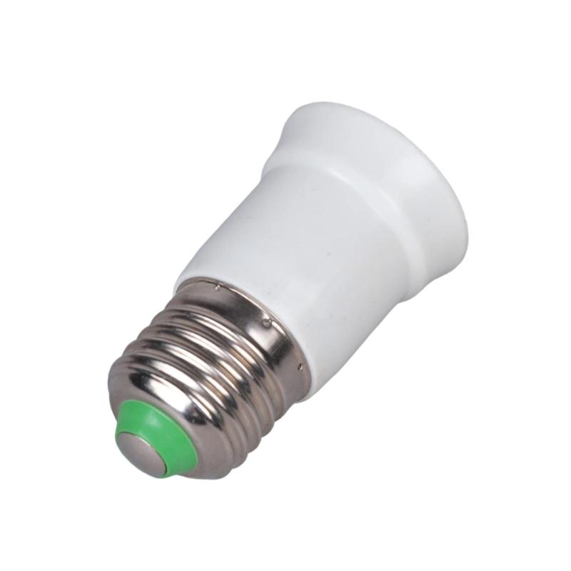 3PCS E27 Lamp Holder Extender 65mm Plastic Metal Base Light Bulb Elongator For Easy Installation Of Light Bulbs