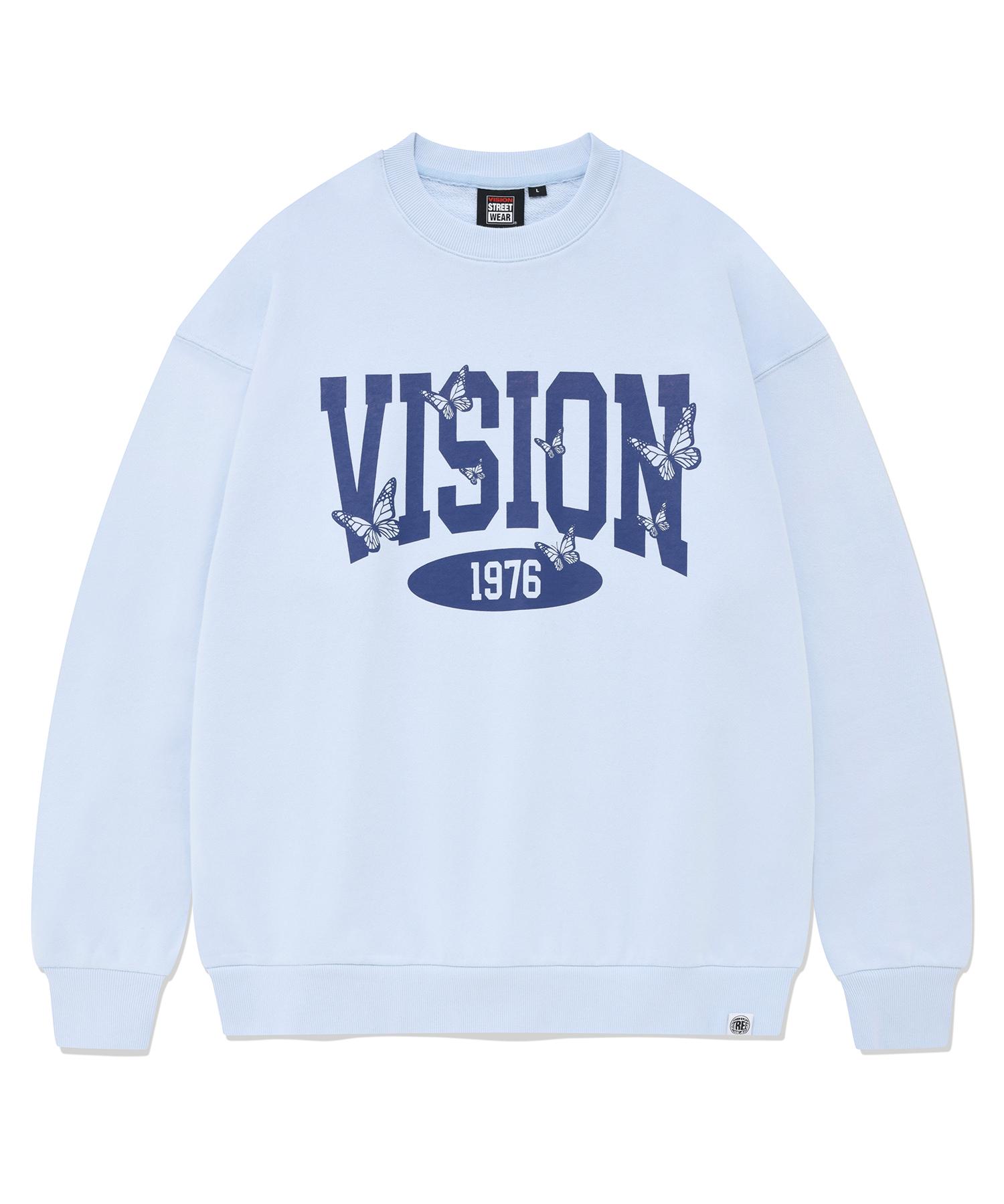 Vision Streetwear Vsw Логотип-бабочка Свитшот Небесно-голубой M