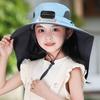 Waterproof Children's Solar Fan Hat Adjustable Sunshade Fan Cap Summer Cooling Hat  Mountaineering