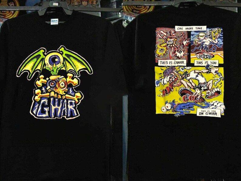 

Vintage Styles 1990 Gwar This Is You On Gwar One More Time T-Shirt, Gwar T-Shirt XL