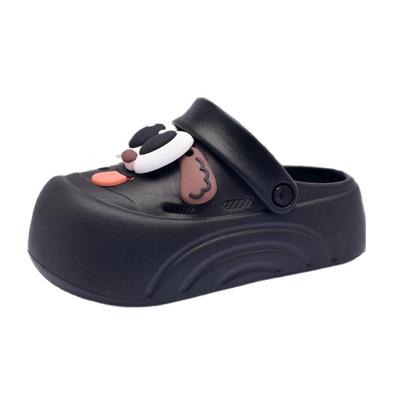 New hole shoes women's platform cute summer beach non-slip bag head breathable outside wear cool slippers