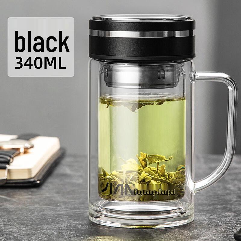 FUGUANG Zhi Xiang 340ML Double-Layer Glass Mug