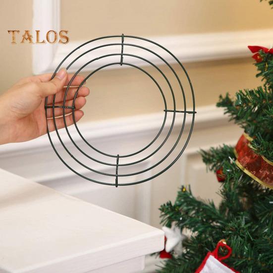 20cm/25cm Metallkransramme Trådring Blomsterkransholder DIY Kranslagingstilbehør for Festival Bryllupsfest