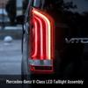 Mercedes 2016-2023 Vito LED Tail Light Assembly with Flowing Turn Signal V260