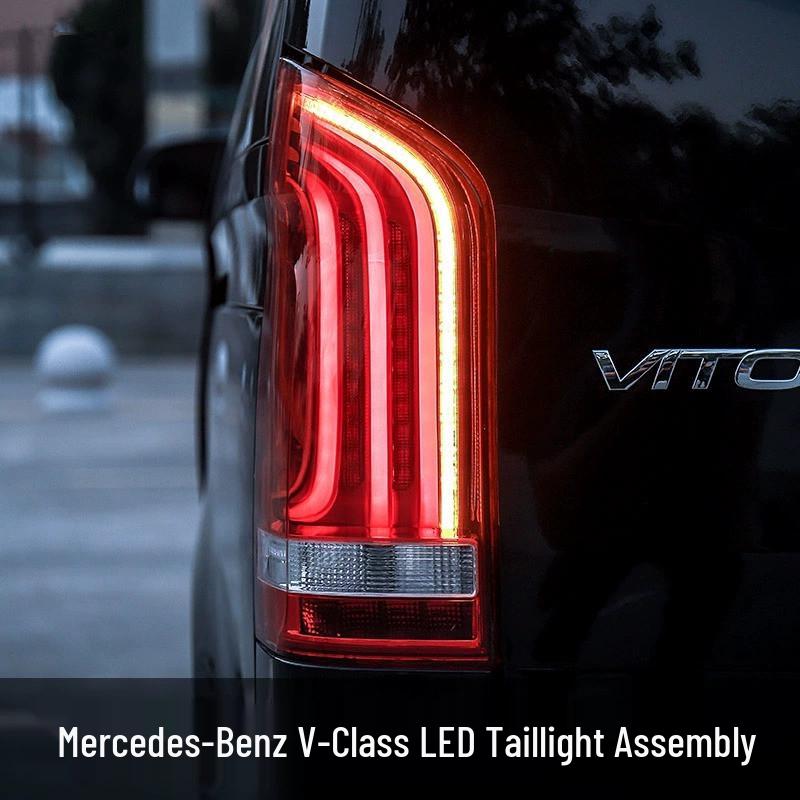 Mercedes 2016-2023 Vito LED Tail Light Assembly with Flowing Turn Signal V260
