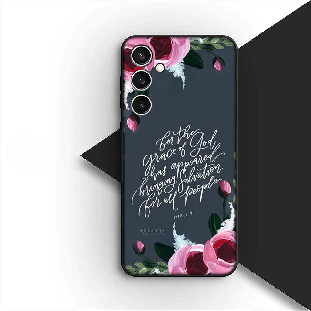 Casing for Xiaomi Poco C75 C65 C85 X7 X6 M8 F7 F8 Ultra F6 Pro Phone Cover Protective Case Bible Verse Christian Jehovah God