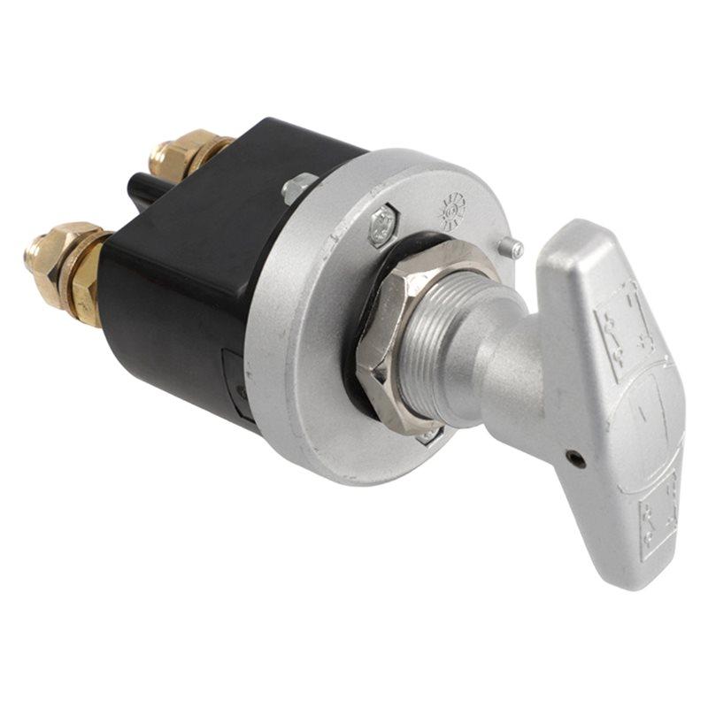 Battery Kill Switch Battery Isolator Disconnector Heavy Duty With 1500 Amp Rush Keep It Clean BATKD2 Muscle Car YC101587 Gray  Silver