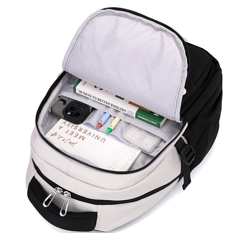 Rucksack Hohe Schmutzabweisung Große Kapazität Student Schlicht