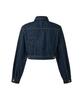 Anotheryouth Crop Padded Denim Jacket - Indigo