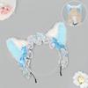 Handmade Cat Ear Headband Lolita Simulation Animal Ears Hairband New Furry Hair Band  Cosplay