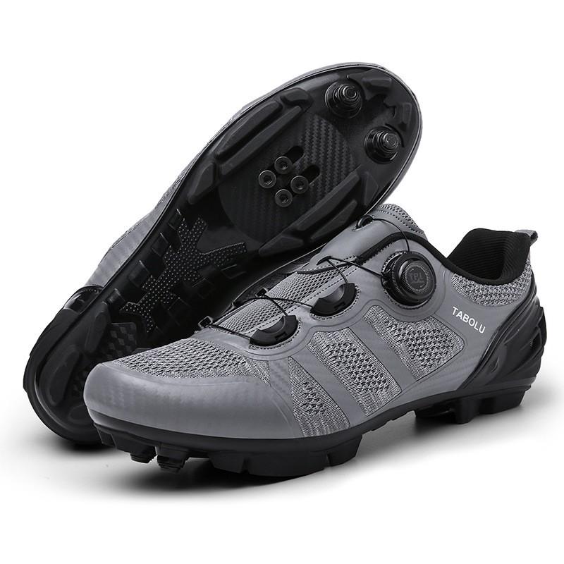 Breathable Cycling Shoes Road Mountain Bikes Unisex Lightweight Clipless Flat Pedal Options
