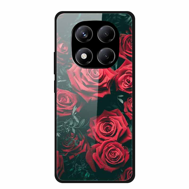 Luxury Case For Redmi Note 14 Pro 4G Tempered Glass Cover For Xiaomi Redmi Note14 Pro 4G Phone Cases Fashion Protective fundas
