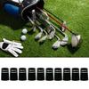 Schwarzes Kunststoff-Golfschlägerhülse-Kappen Ersatz-Golfschläger-Schaft Zubehör-Kit 19x13,6x9,5mm Tip-Größe 0,370 Golf-Kappen