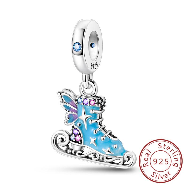 Fit Original Copper Charms Beads Bow Perfume Bottle Pink Charms For Women Fine Diy Birthday Jewelry Gifts