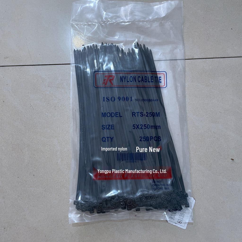 Heavy-Duty Nylon Cable Ties for Electricians - 4m X 250mm