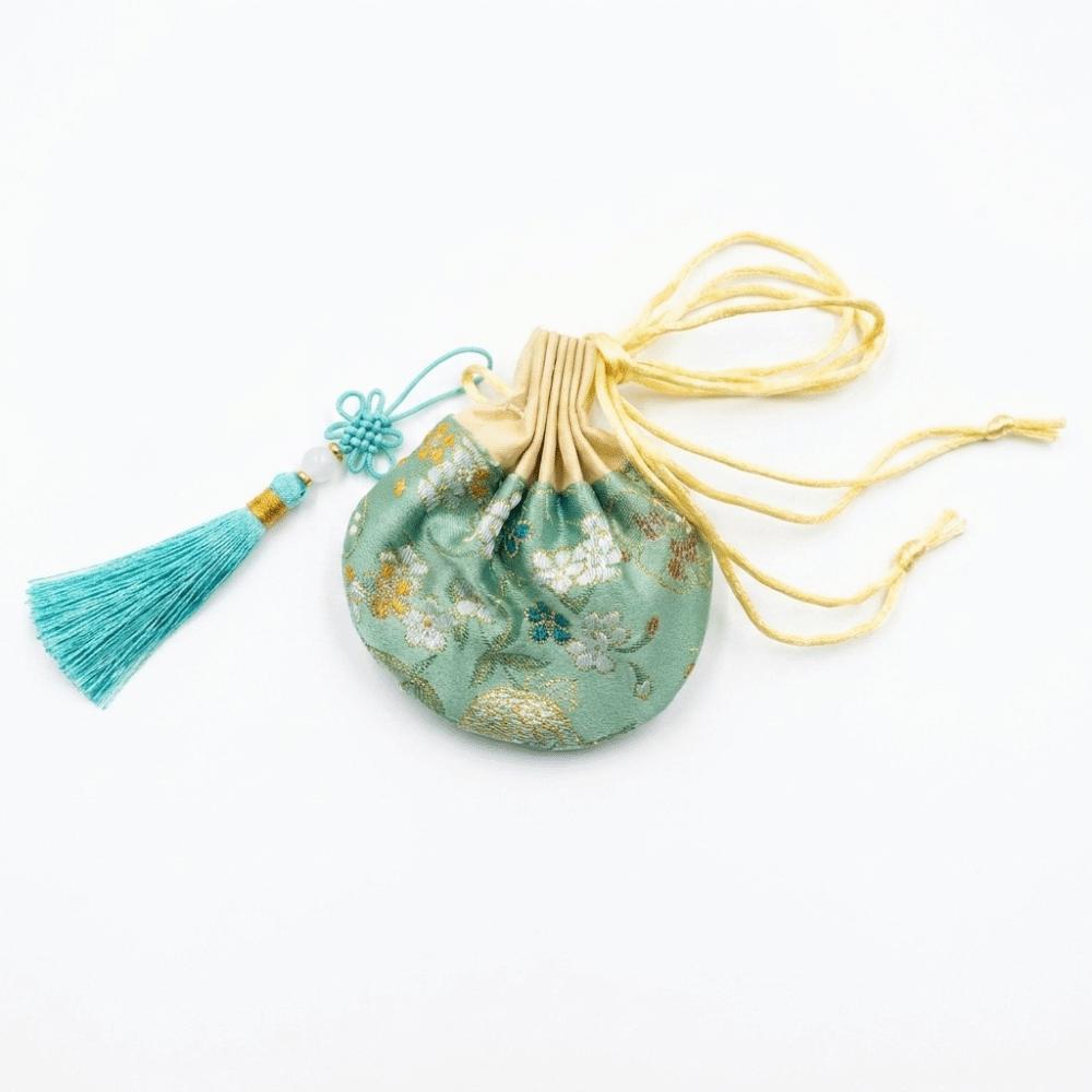 Color Tassel Necklaces Case Chinese Style Storage Bag Empty Sachet Women Jewelry Bag Purse Pouch
