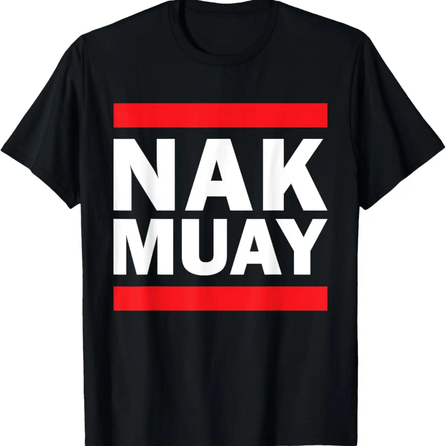 Nak Muay Thai Кикбоксинг KnuckMuay Thai Кикбоксер Боец ММА Футболка S чёрный