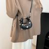 Street Style Pu Mini-Umhängetasche Mit Reißverschluss Für Den Täglichen Gebrauch