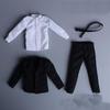 [ADWOA] 1/6 Figure Accessories/Men's Gentleman Suit Outfit Set (Head and Body Not Included) Black [Product Contents] Suit + Shirt + Pants + Belt